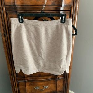 J Crew Wool Mini Skirt